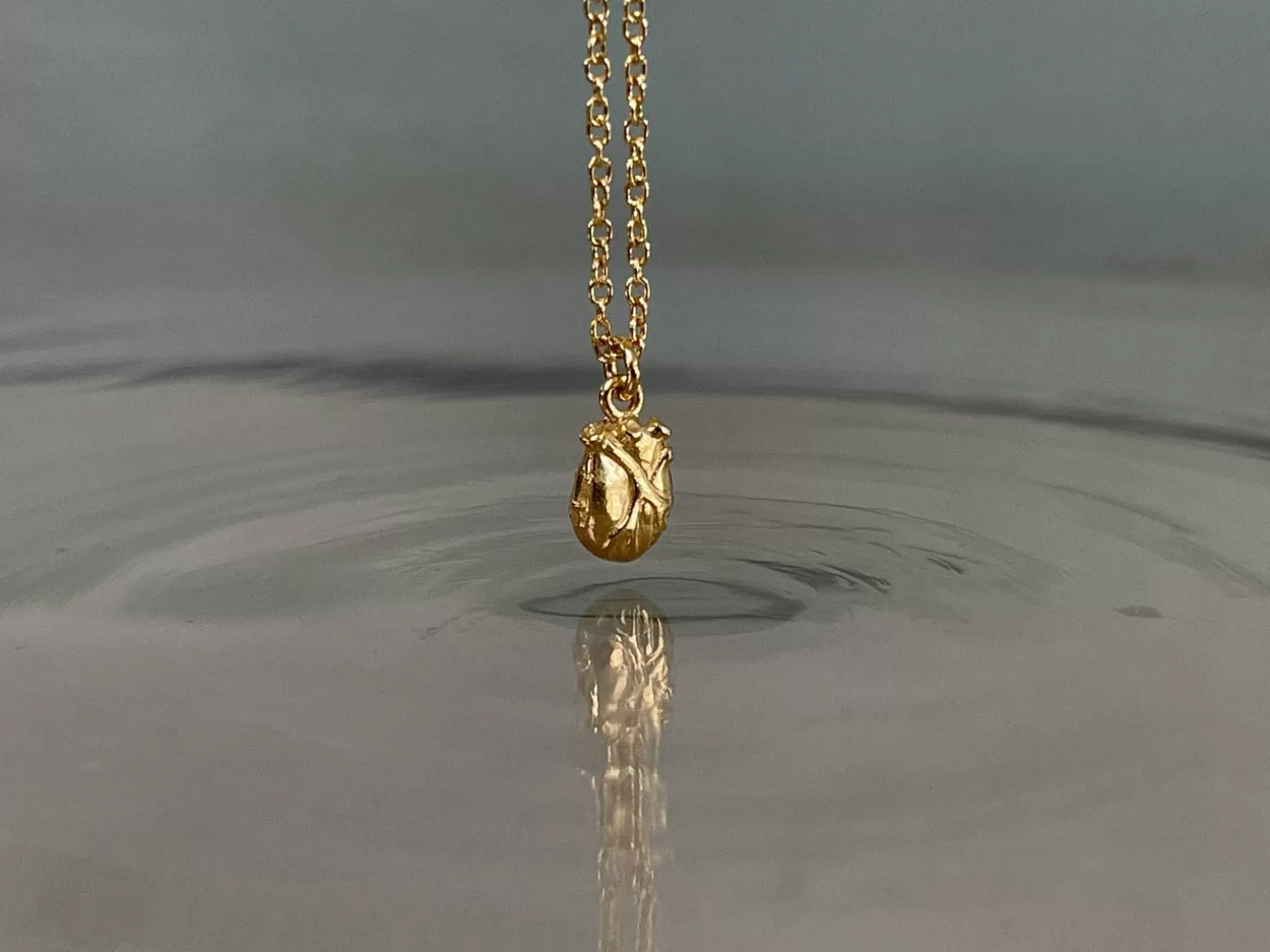 Outlet Heart Of Gold (Solid Gold) Necklaces