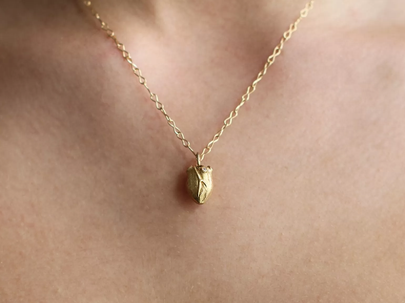 Fashion The Pure Heart (18K Gold) Necklaces